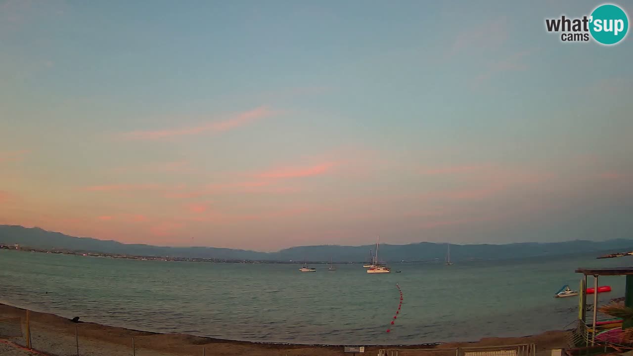Webcam Cagliari Windsurf Club – Liveblick vom Poetto Strand