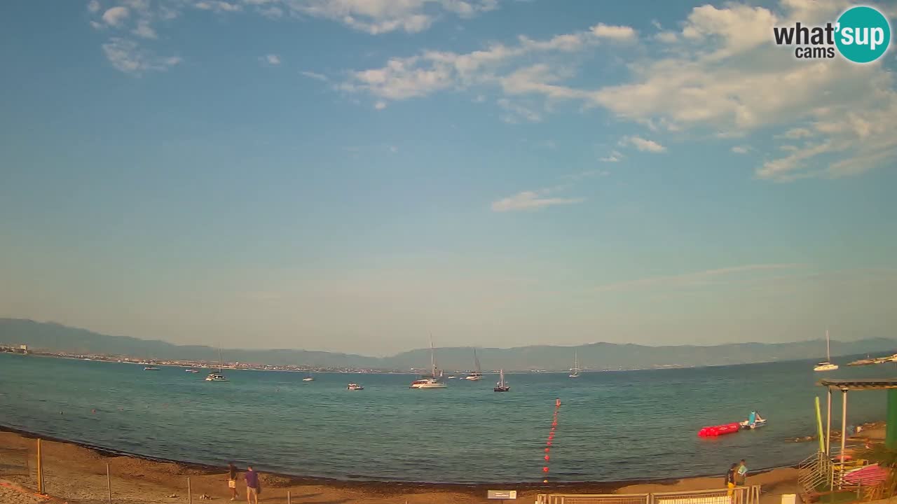 Webcam Cagliari Windsurf Club – Liveblick vom Poetto Strand