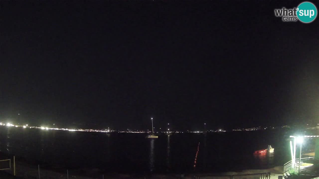 Webcam Cagliari Windsurf Club – Playa del Poetto en directo
