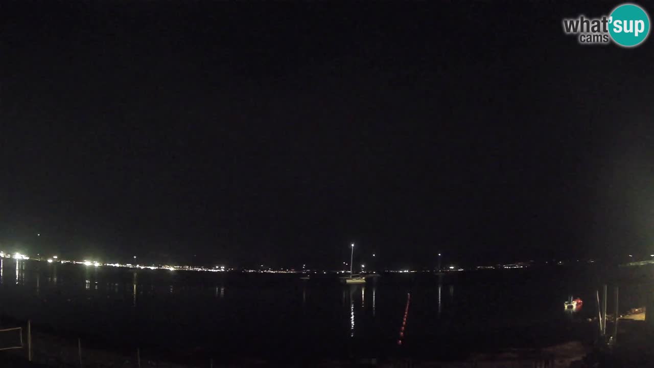 Spletna kamera Cagliari Windsurf Club – Pogled v živo s plaže Poetto