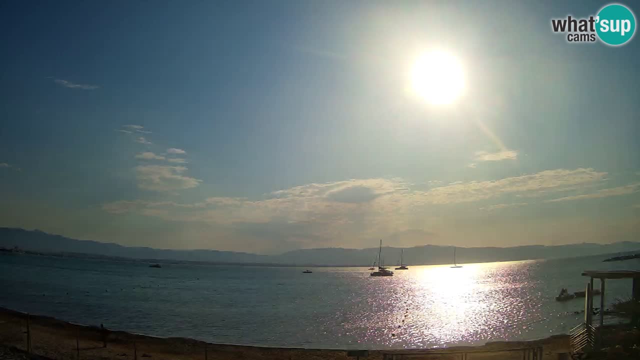 Webcam Cagliari Windsurf Club – Playa del Poetto en directo