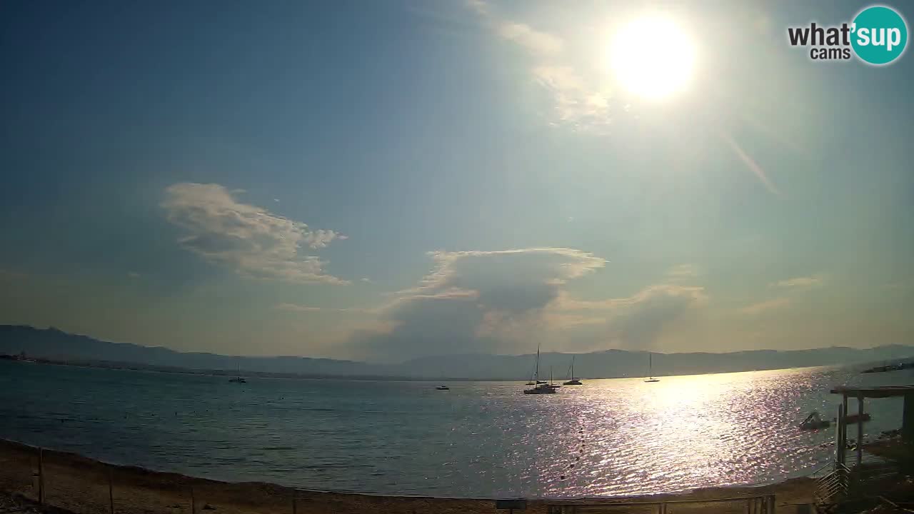 Webcam Cagliari Windsurf Club – Liveblick vom Poetto Strand