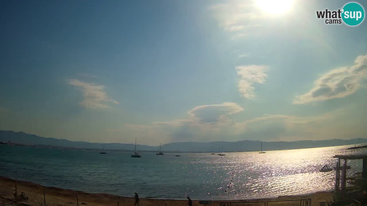 Webcam Cagliari Windsurf Club – Spiaggia del Poetto in diretta