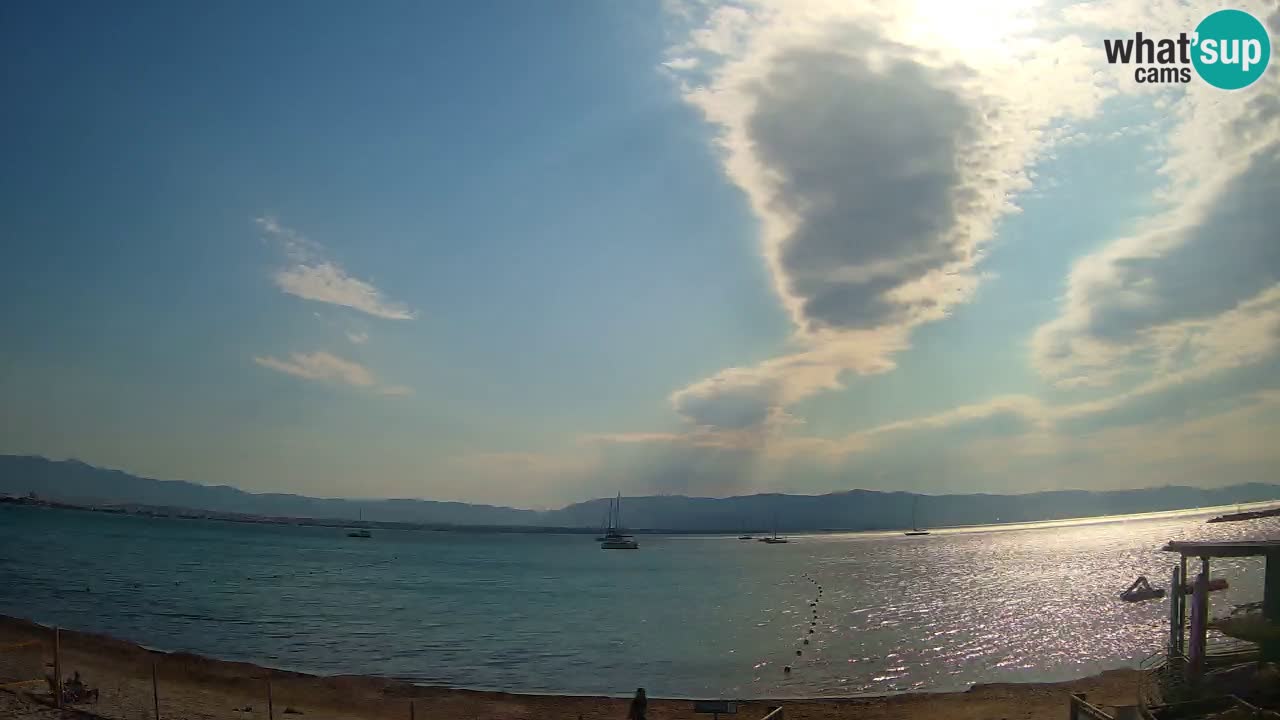 Webcam Cagliari Windsurf Club – Plage du Poetto en direct