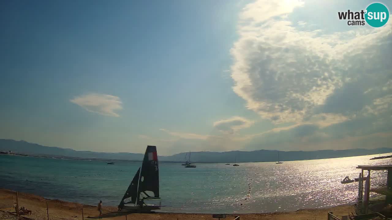 Webcam Cagliari Windsurf Club – Liveblick vom Poetto Strand