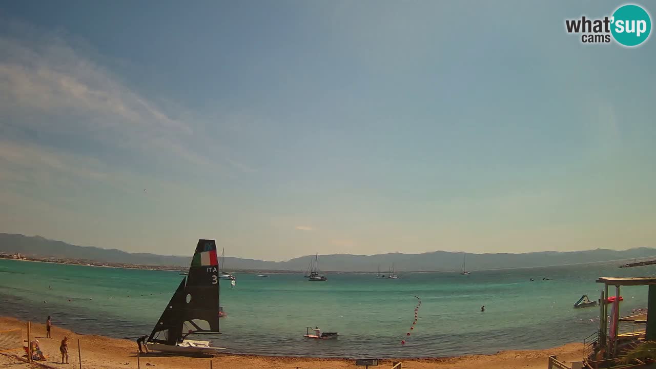 Webcam Cagliari Windsurf Club – Liveblick vom Poetto Strand