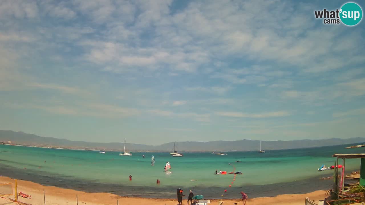 Webcam Cagliari Windsurf Club – Liveblick vom Poetto Strand