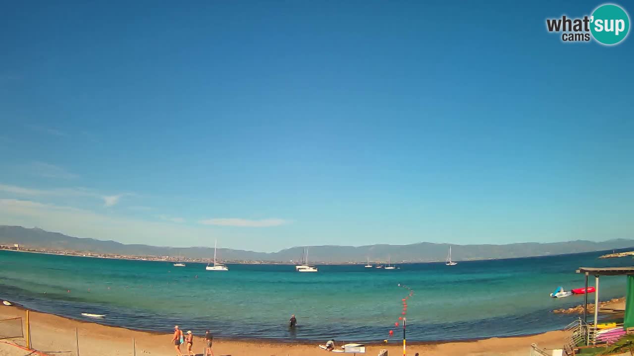 Webcam Cagliari Windsurf Club – Spiaggia del Poetto in diretta