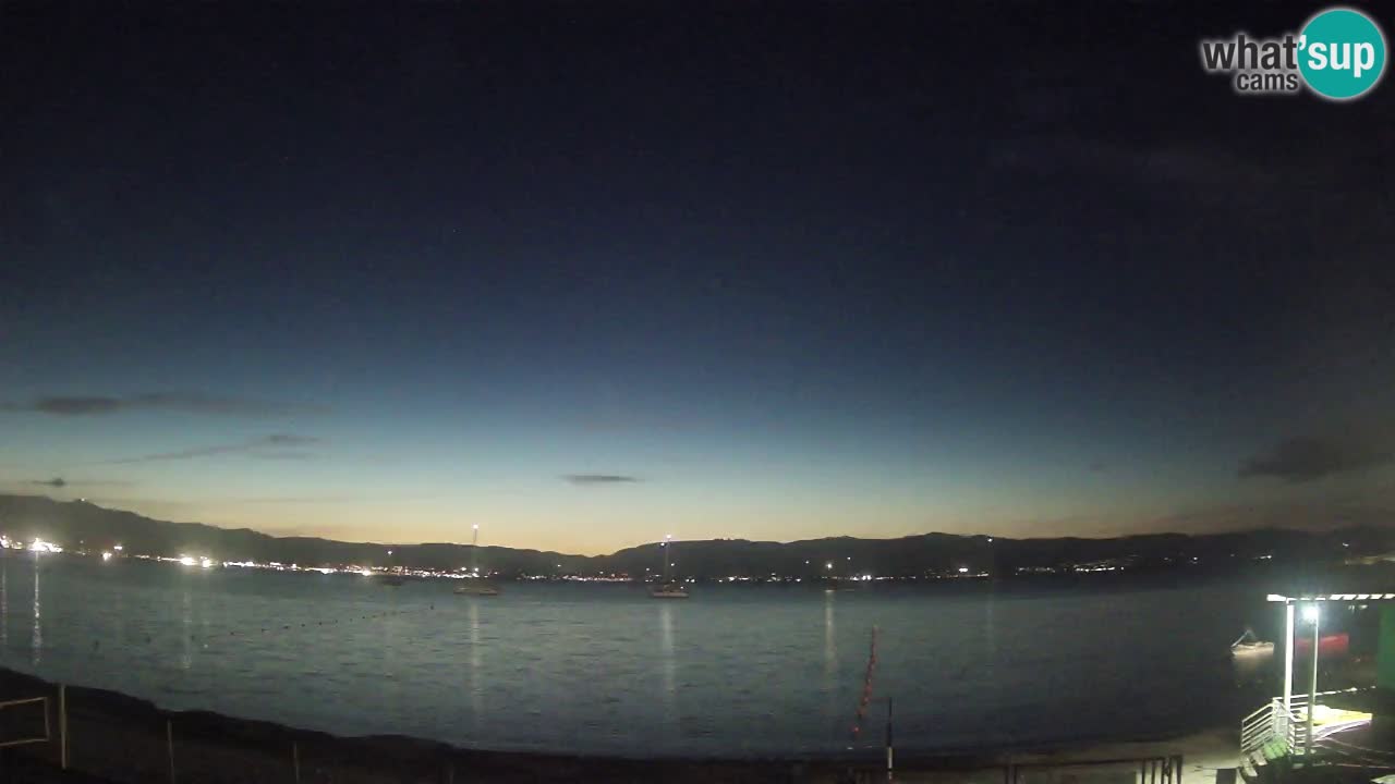Webcam Cagliari Windsurf Club – Playa del Poetto en directo