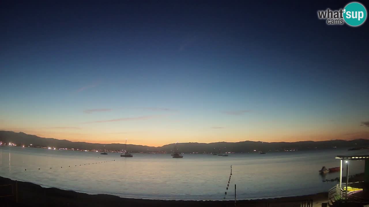 Webcam Cagliari Windsurf Club – Playa del Poetto en directo