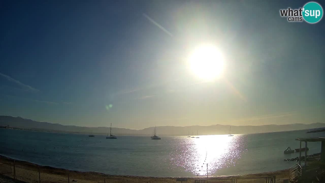 Web kamera Cagliari Windsurf Club – Poetto plaža uživo