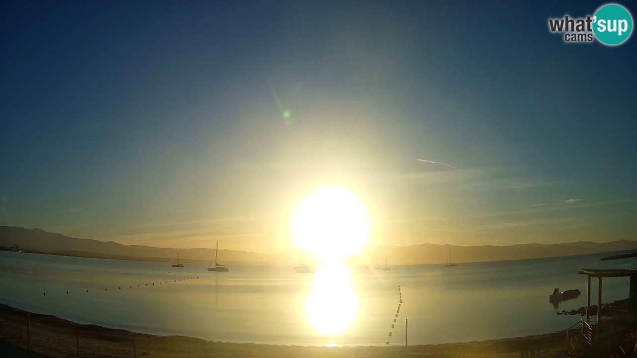 Webcam Cagliari Windsurf Club – Playa del Poetto en directo