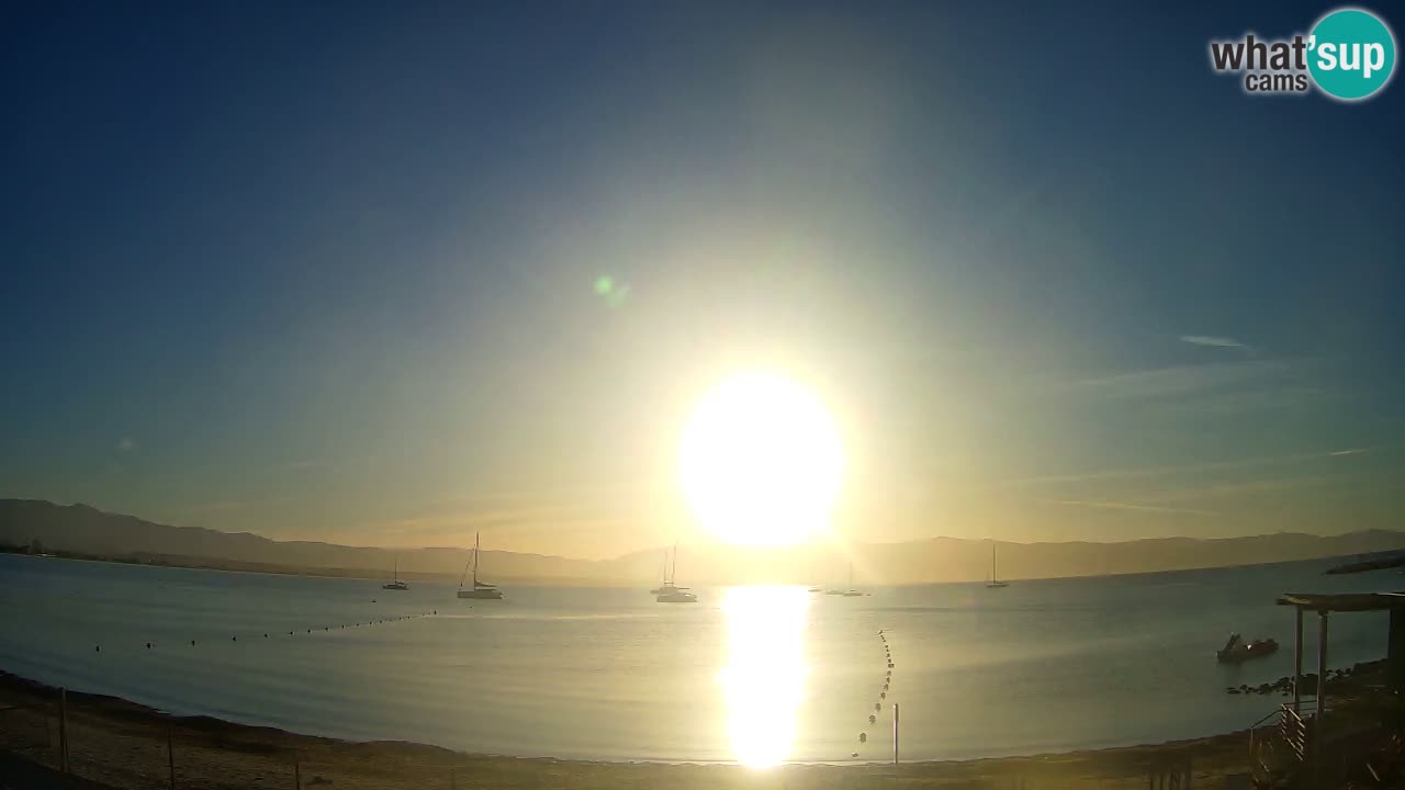 Webcam Cagliari Windsurf Club – Plage du Poetto en direct