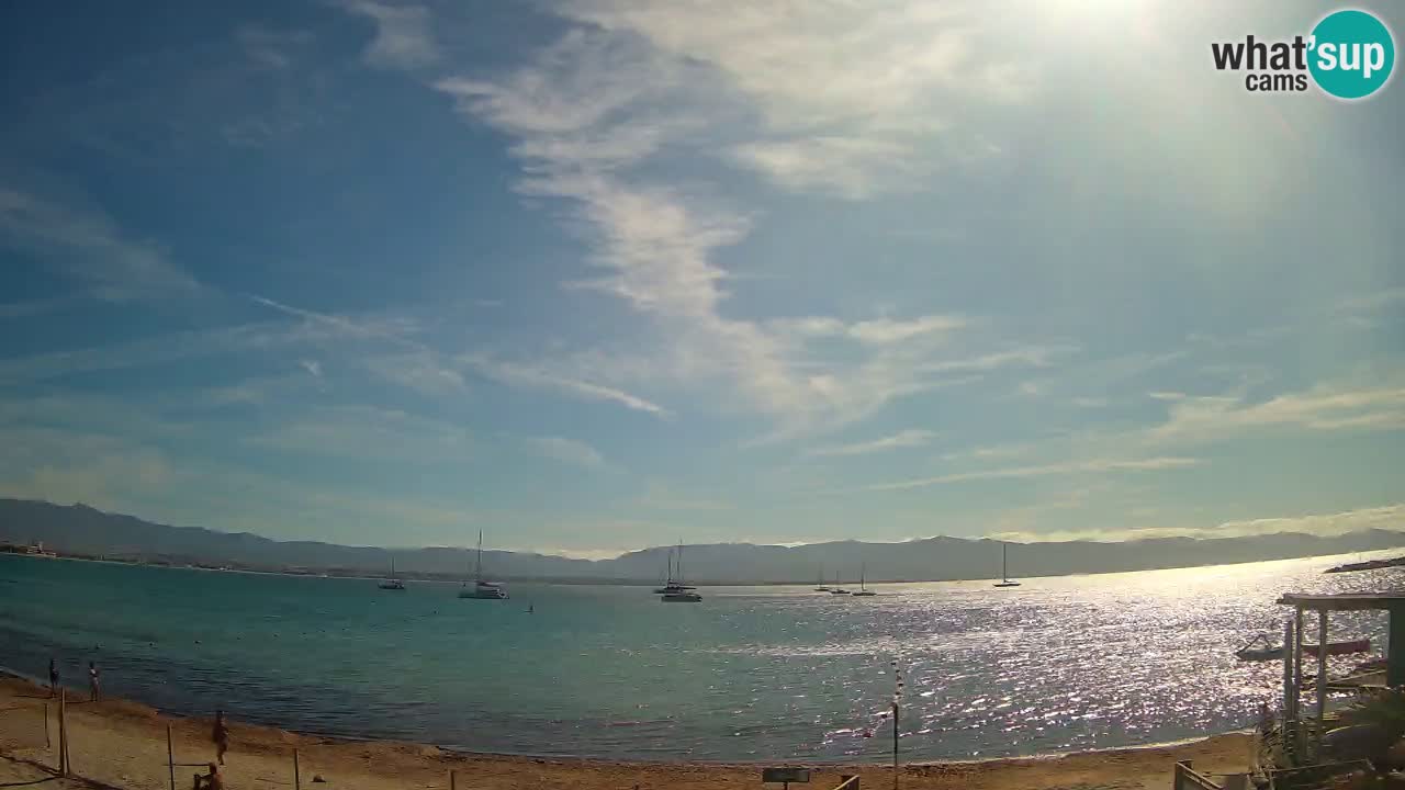 Webcam Cagliari Windsurf Club – Playa del Poetto en directo