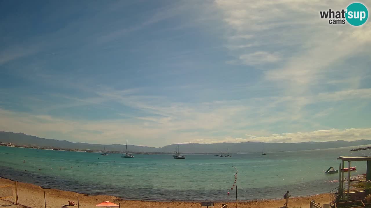 Webcam Cagliari Windsurf Club – Plage du Poetto en direct