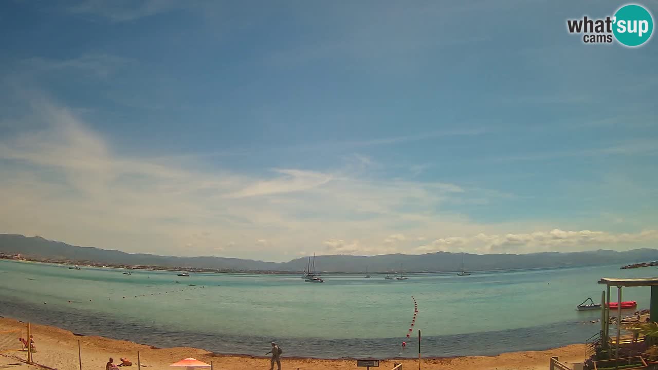 Web kamera Cagliari Windsurf Club – Poetto plaža uživo