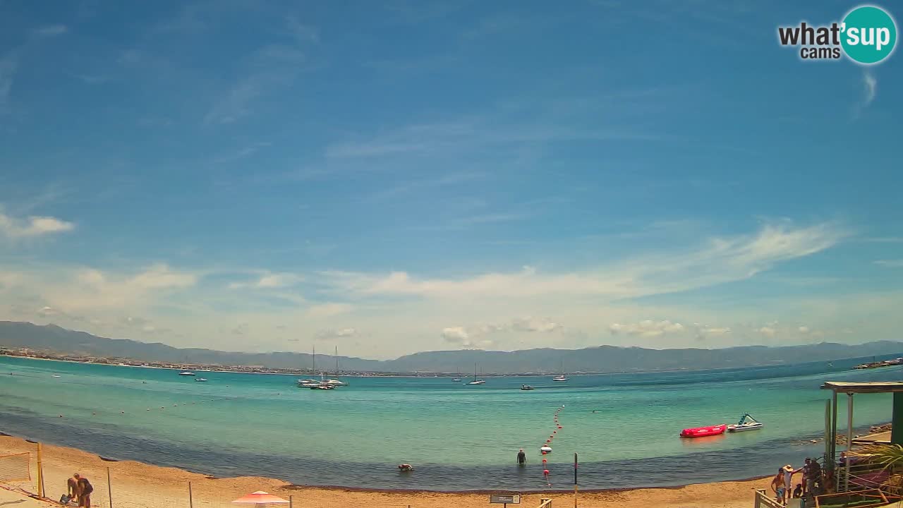 Webcam Cagliari Windsurf Club – Liveblick vom Poetto Strand