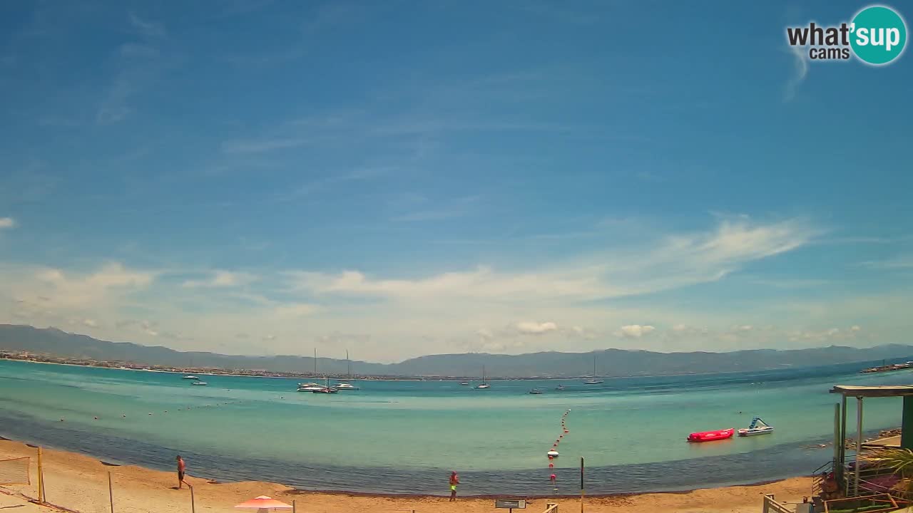 Webcam Cagliari Windsurf Club – Liveblick vom Poetto Strand