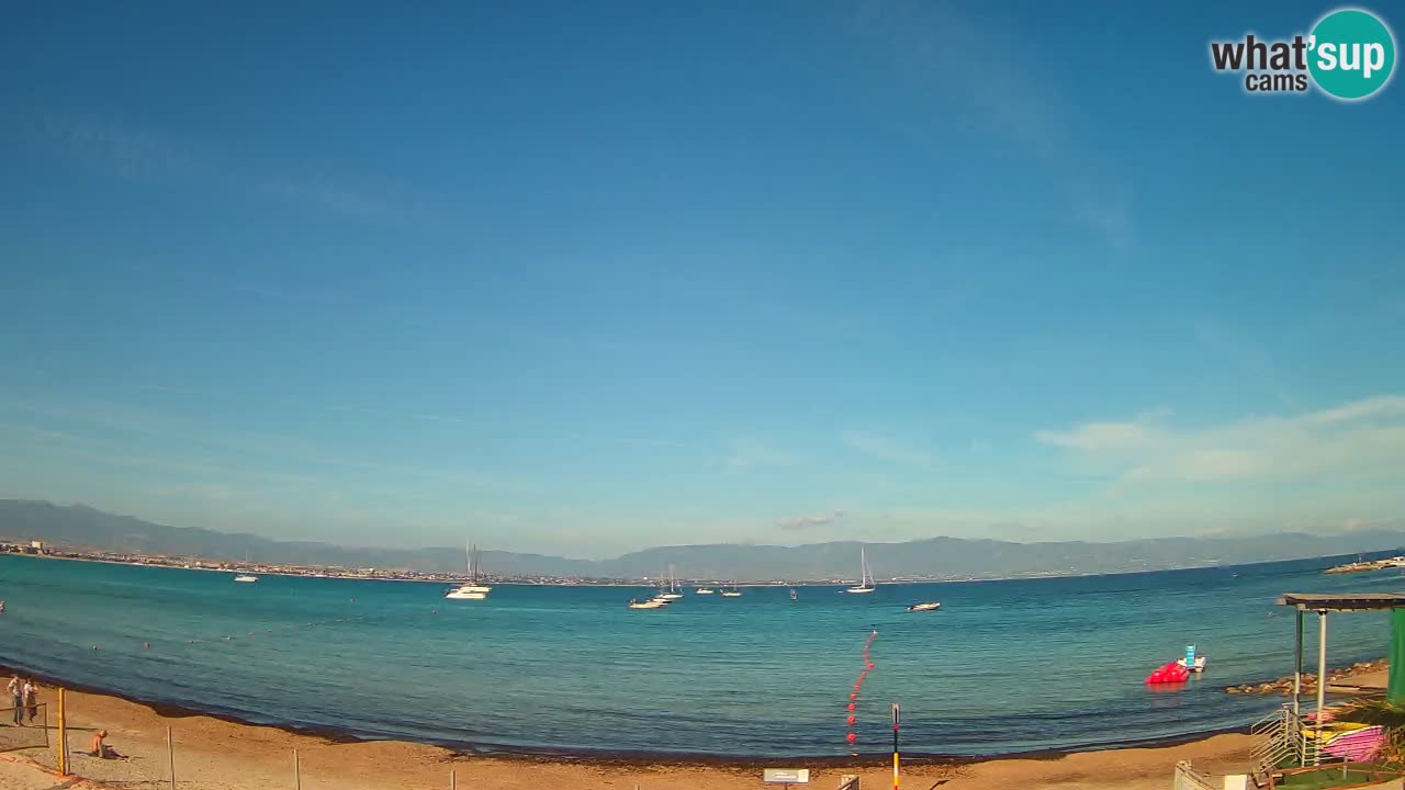 Webcam Cagliari Windsurf Club – Liveblick vom Poetto Strand