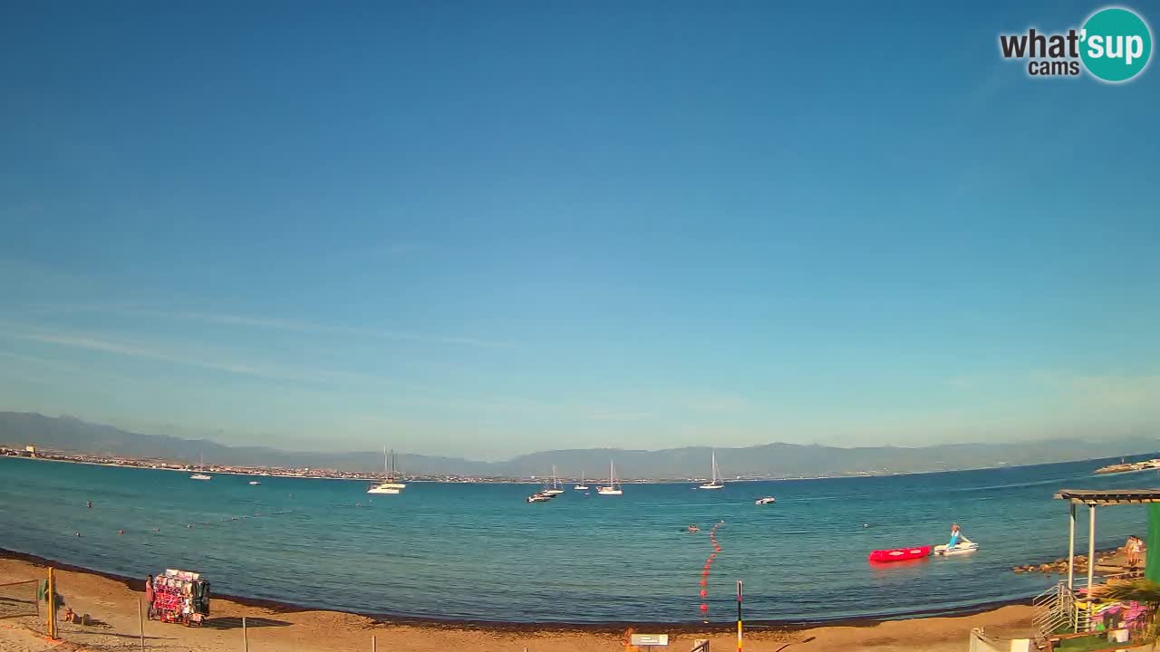 Webcam Cagliari Windsurf Club – Spiaggia del Poetto in diretta