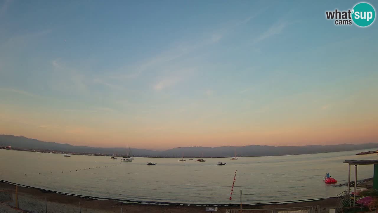 Webcam Cagliari Windsurf Club – Liveblick vom Poetto Strand