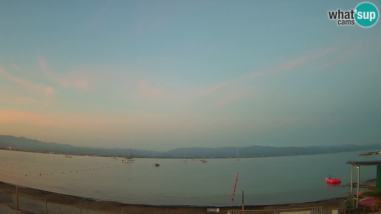 Webcam Cagliari Windsurf Club – Plage du Poetto en direct