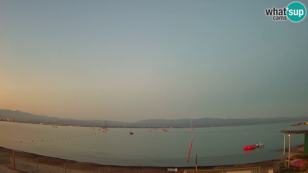 Web kamera Cagliari Windsurf Club – Poetto plaža uživo