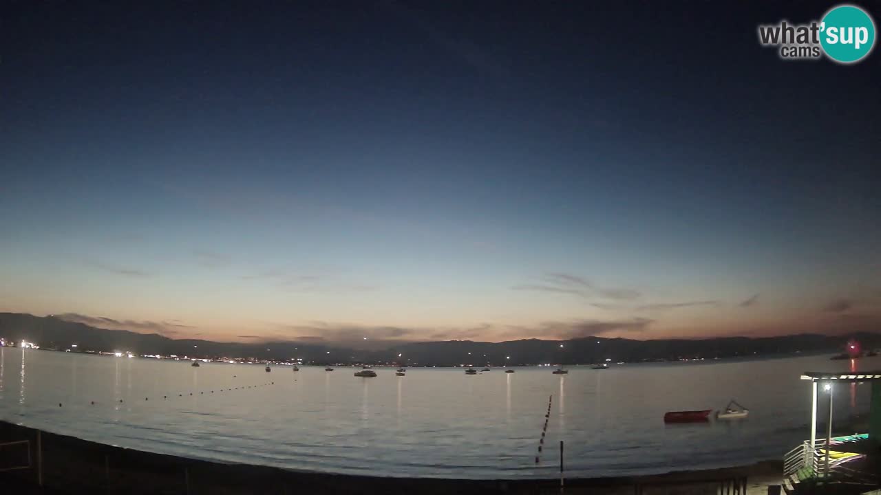 Webcam Cagliari Windsurf Club – Playa del Poetto en directo