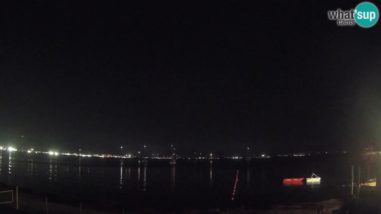 Spletna kamera Cagliari Windsurf Club – Pogled v živo s plaže Poetto