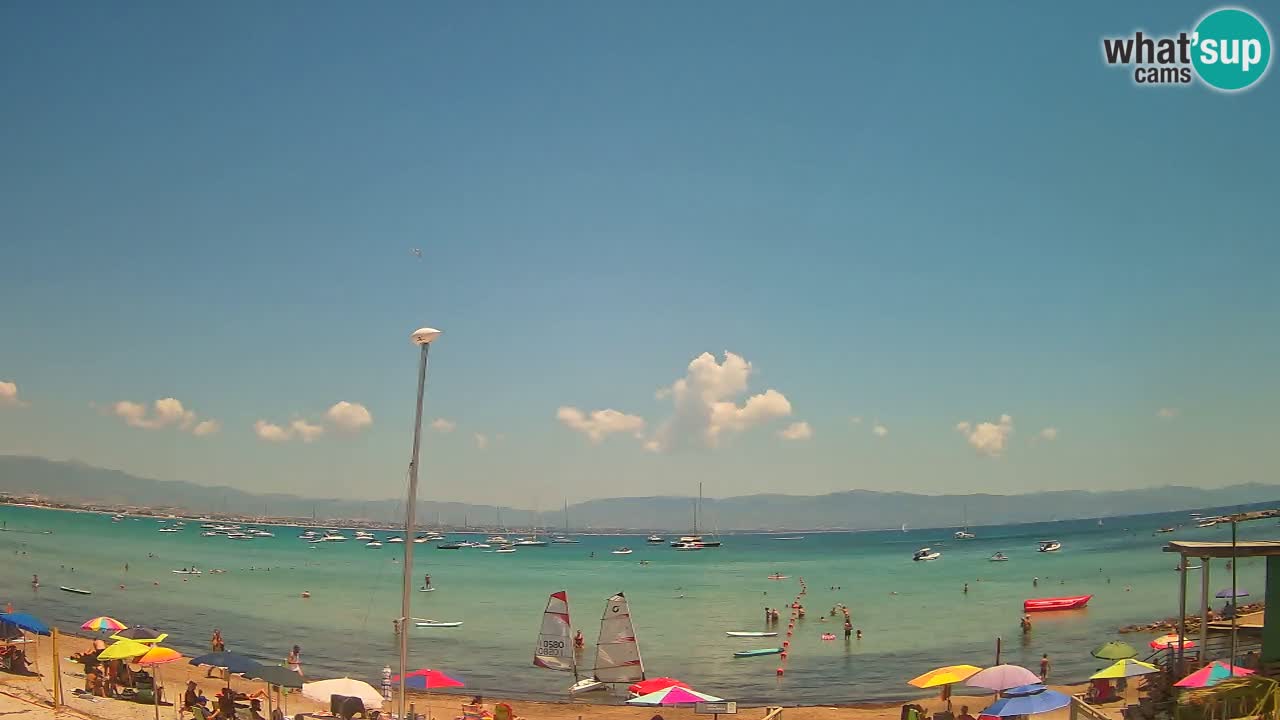 Webcam Cagliari Windsurf Club – Liveblick vom Poetto Strand