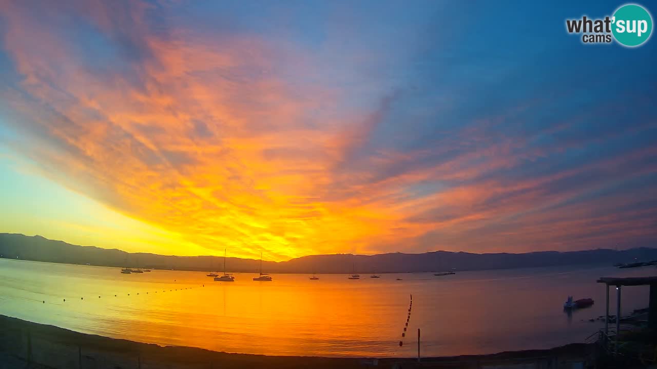 Web kamera Cagliari Windsurf Club – Poetto plaža uživo