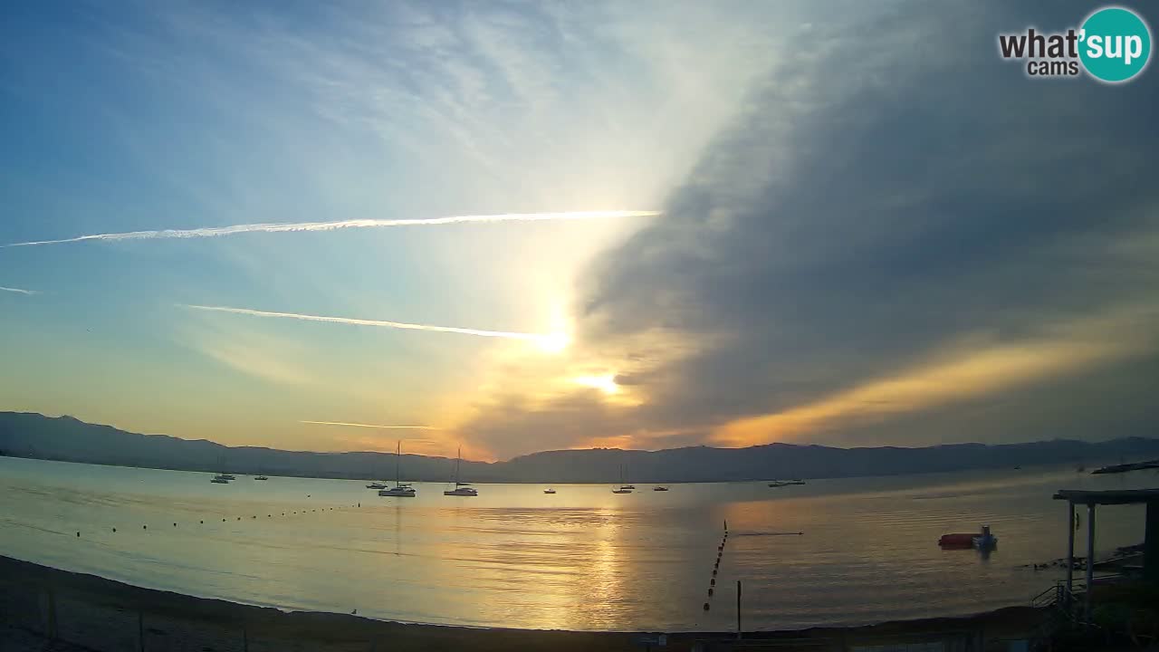 Webcam Cagliari Windsurf Club – Spiaggia del Poetto in diretta