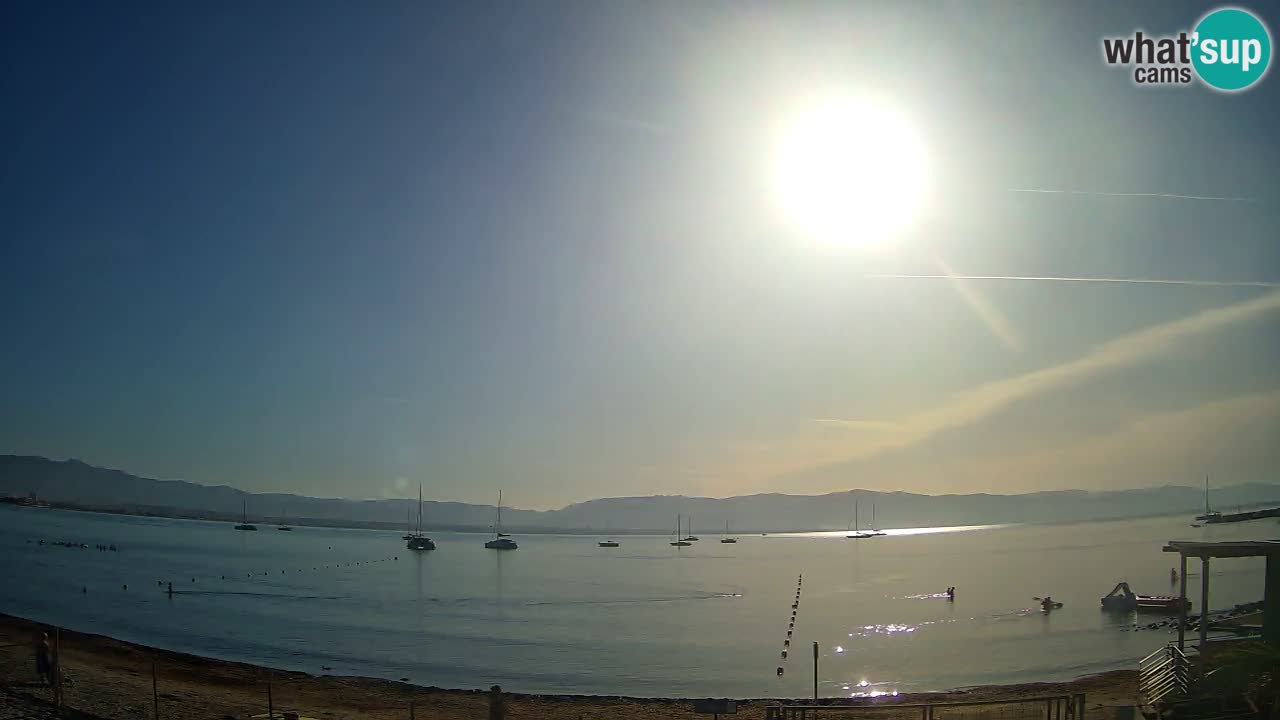 Webcam Cagliari Windsurf Club – Spiaggia del Poetto in diretta