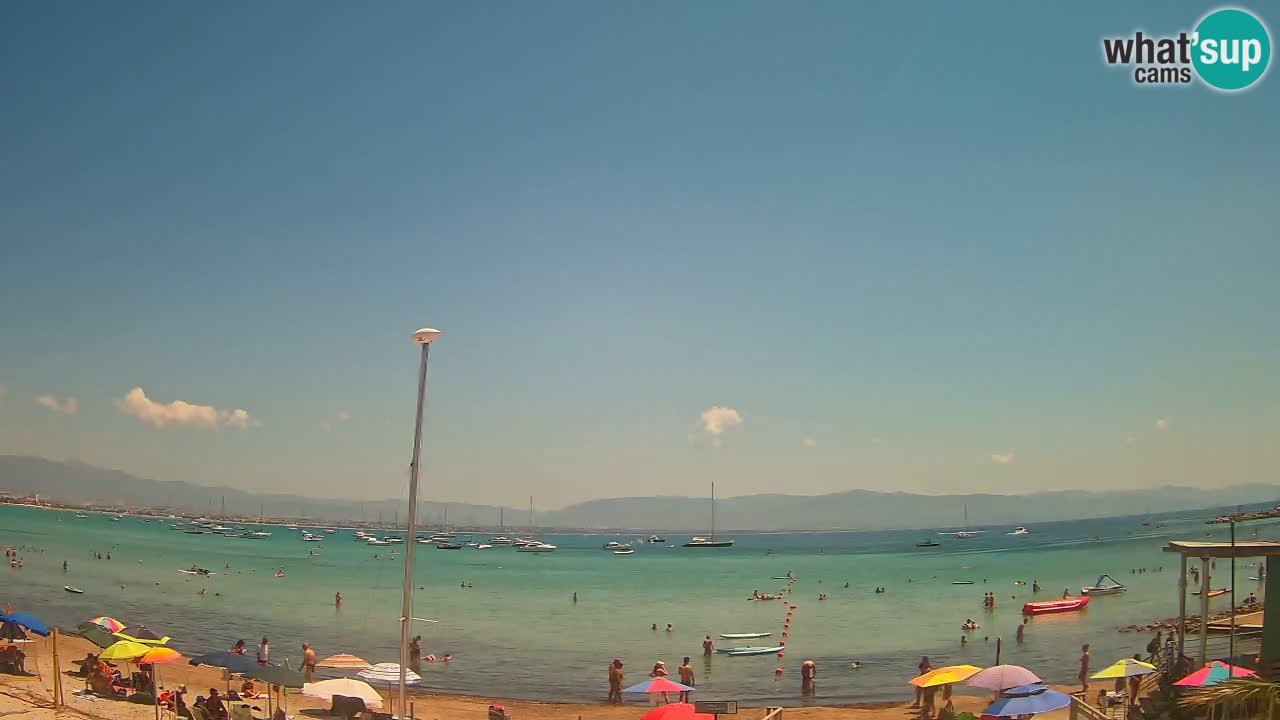 Webcam Cagliari Windsurf Club – Spiaggia del Poetto in diretta