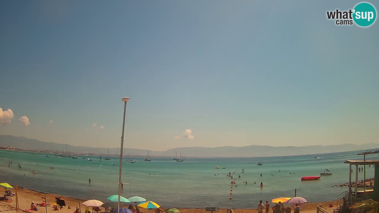 Webcam Cagliari Windsurf Club – Spiaggia del Poetto in diretta