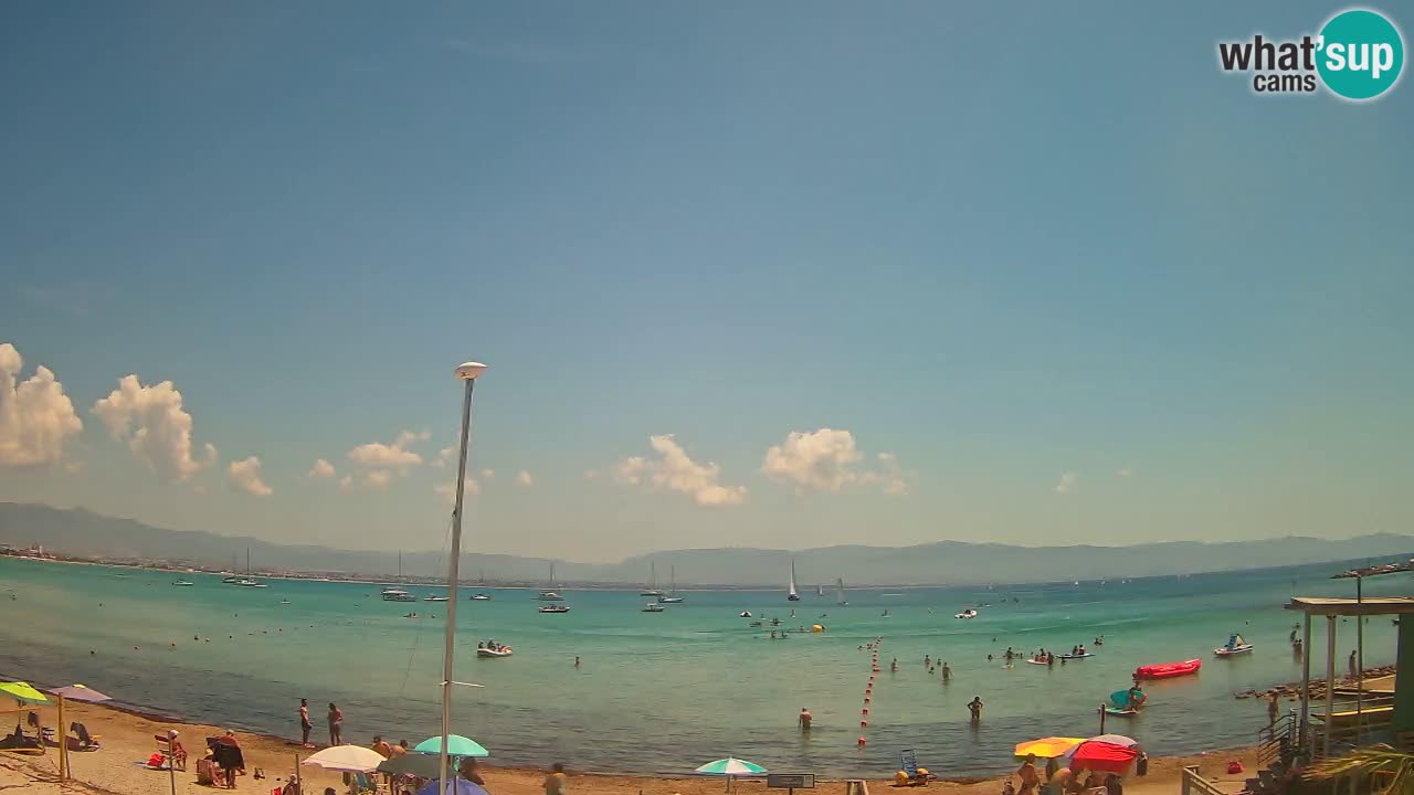 Webcam Cagliari Windsurf Club – Spiaggia del Poetto in diretta