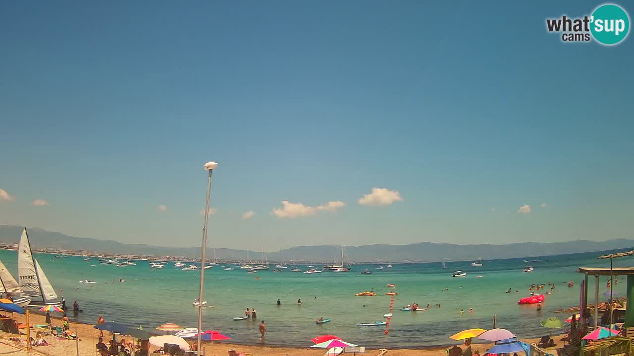 Webcam Cagliari Windsurf Club – Spiaggia del Poetto in diretta