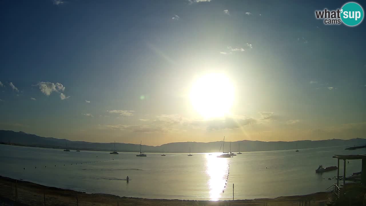 Web kamera Cagliari Windsurf Club – Poetto plaža uživo