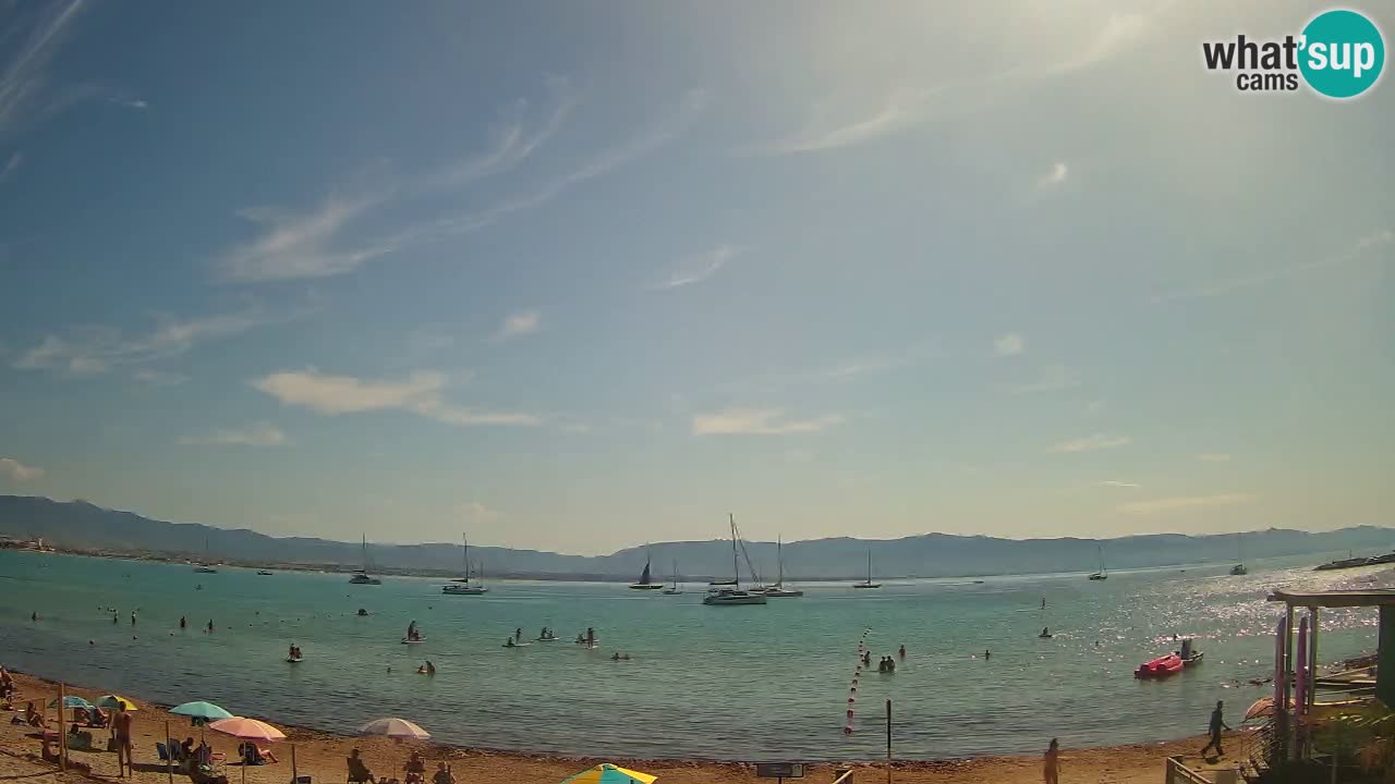 Webcam Cagliari Windsurf Club – Liveblick vom Poetto Strand