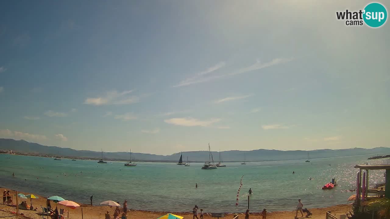 Webcam Cagliari Windsurf Club – Spiaggia del Poetto in diretta