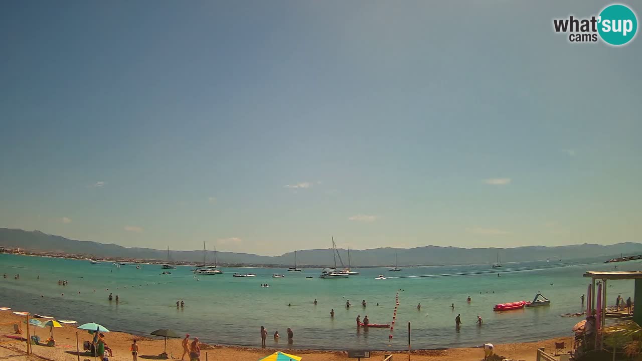 Webcam Cagliari Windsurf Club – Spiaggia del Poetto in diretta