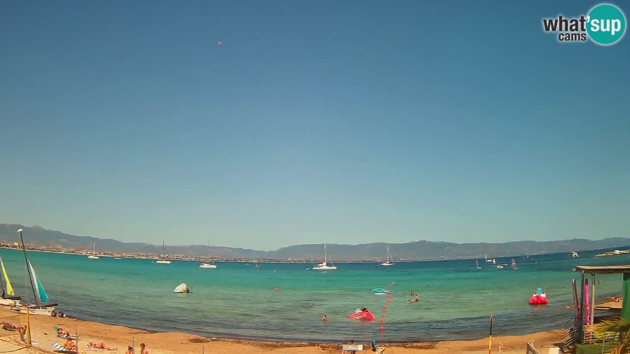 Webcam Cagliari Windsurf Club – Spiaggia del Poetto in diretta