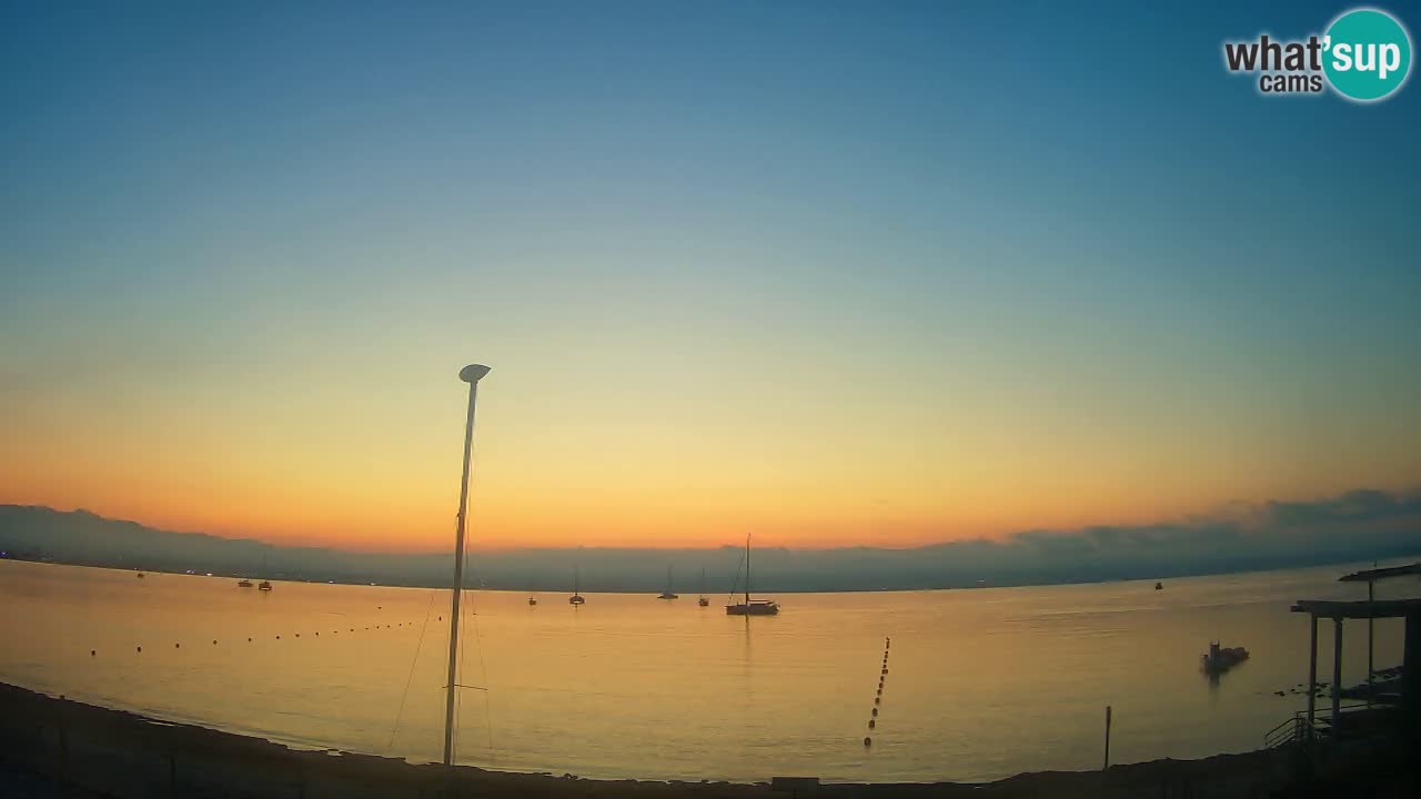 Spletna kamera Cagliari Windsurf Club – Pogled v živo s plaže Poetto