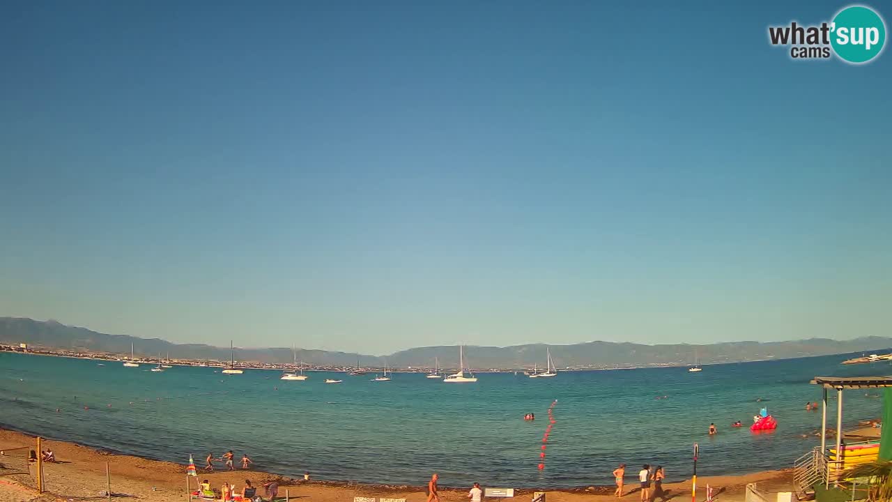 Webcam Cagliari Windsurf Club – Spiaggia del Poetto in diretta