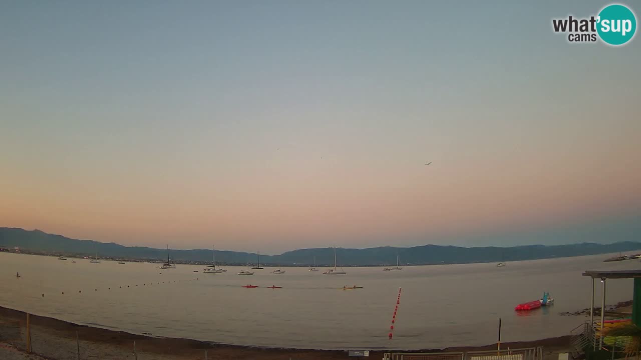Webcam Cagliari Windsurf Club – Liveblick vom Poetto Strand