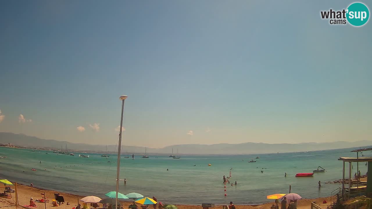 Webcam Cagliari Windsurf Club – Spiaggia del Poetto in diretta