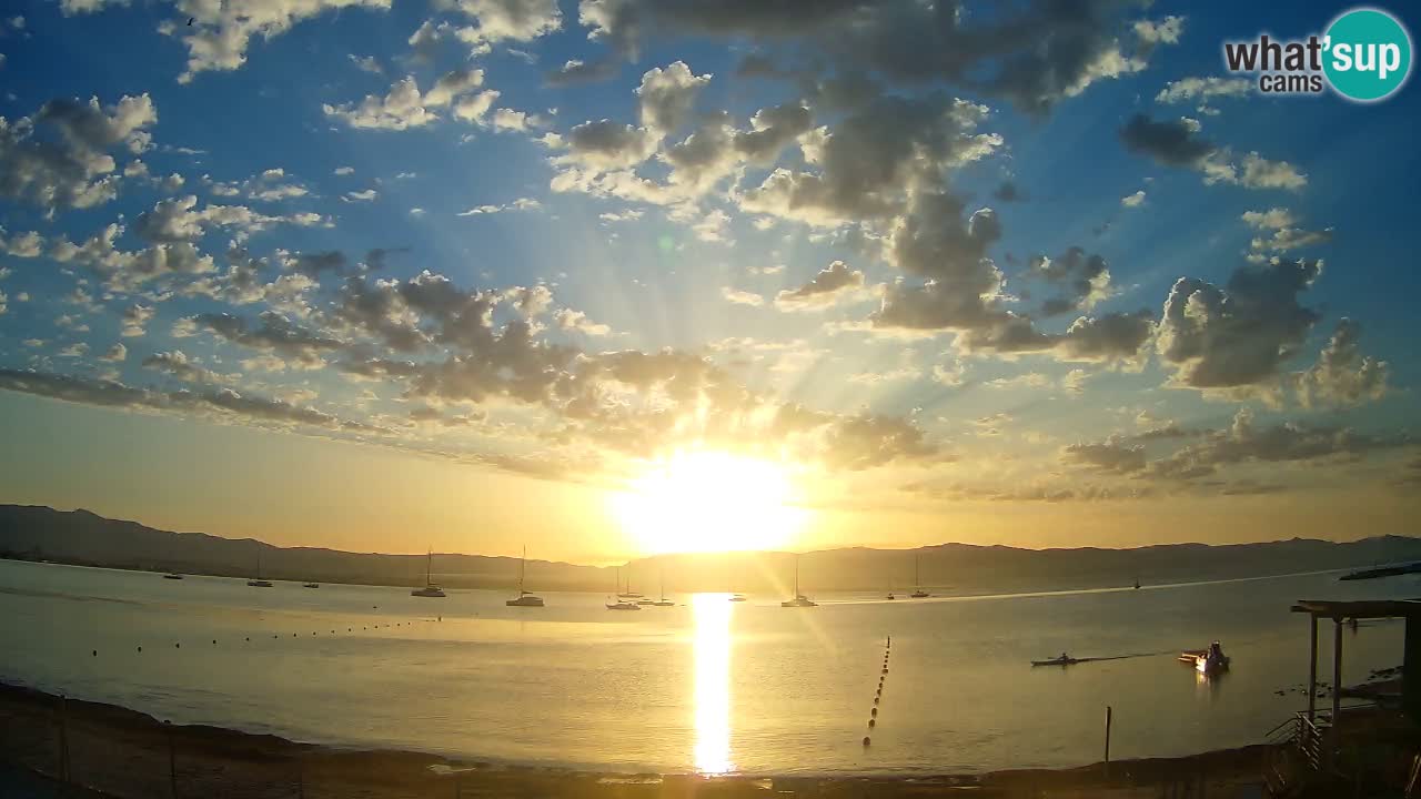 Web kamera Cagliari Windsurf Club – Poetto plaža uživo