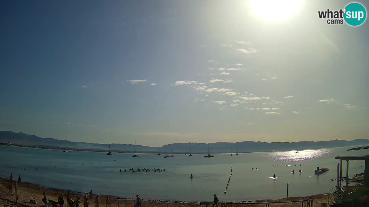 Web kamera Cagliari Windsurf Club – Poetto plaža uživo