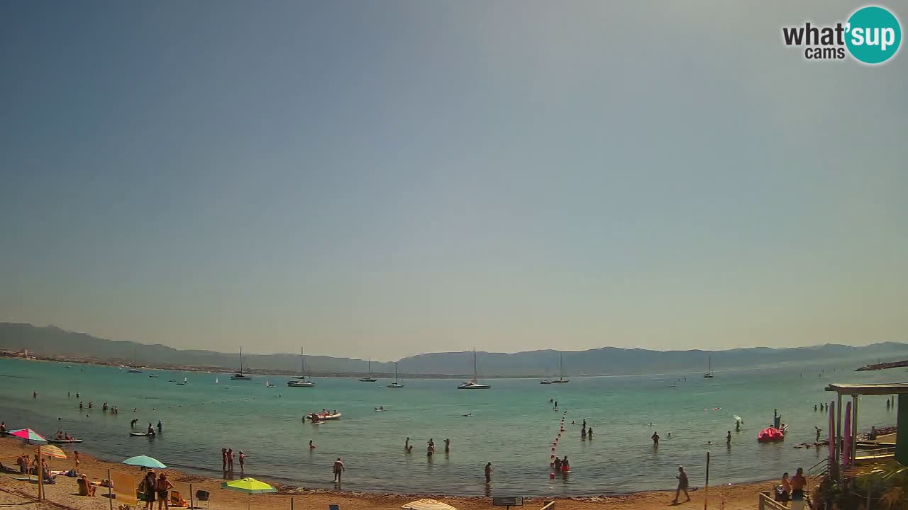 Webcam Cagliari Windsurf Club – Spiaggia del Poetto in diretta