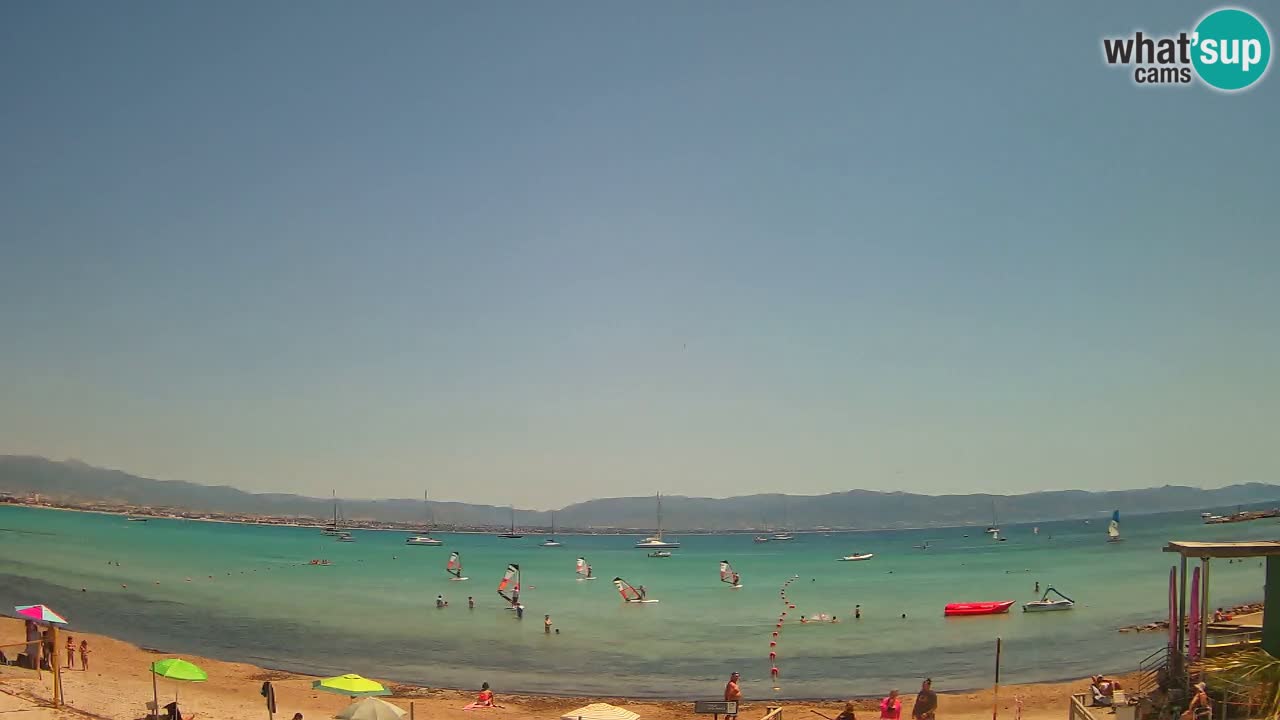 Webcam Cagliari Windsurf Club – Live from Poetto Beach